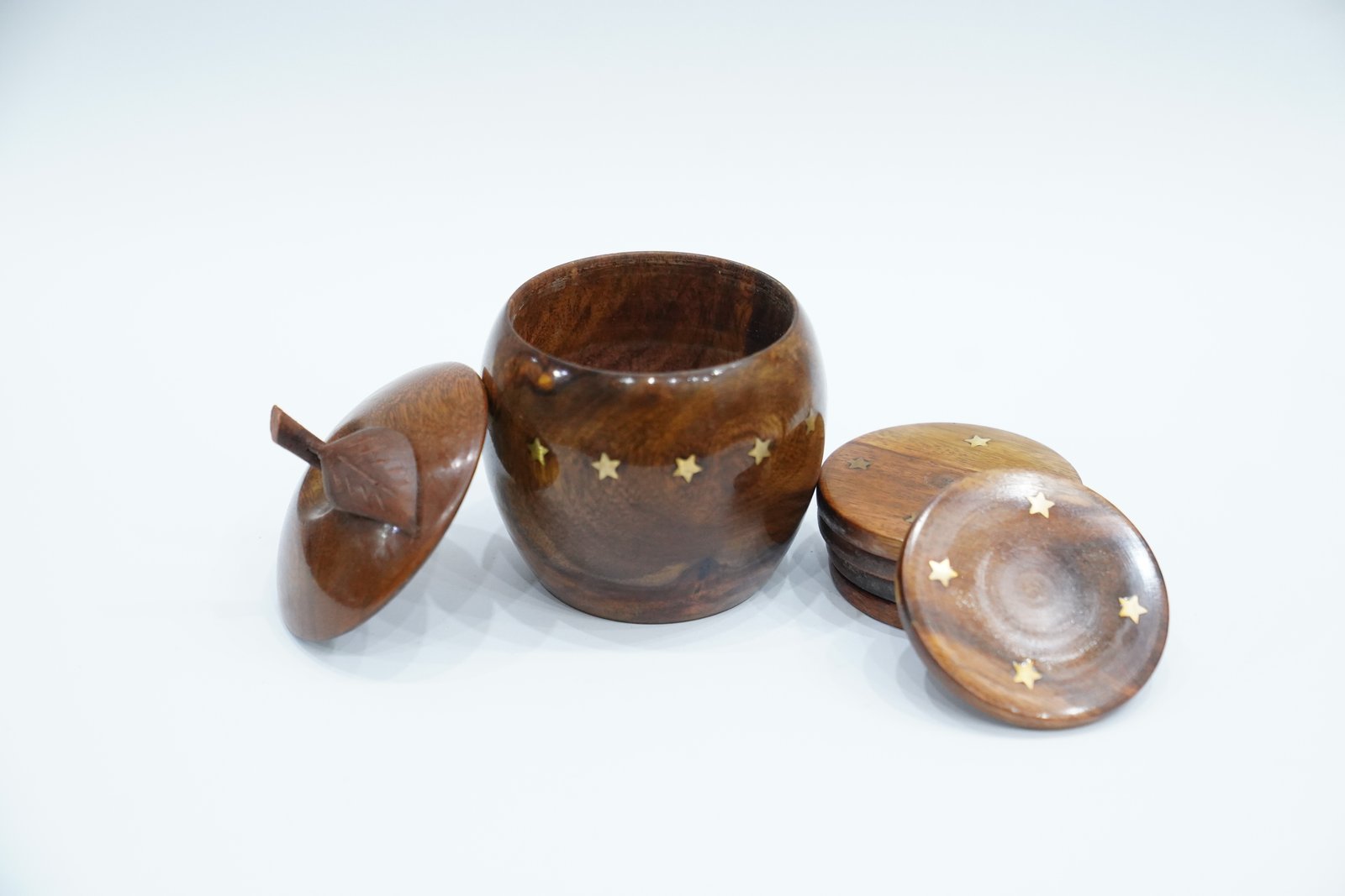 Handcrafted Wooden Sugar Pot – Elegant and Eco-Friendly - Image 5