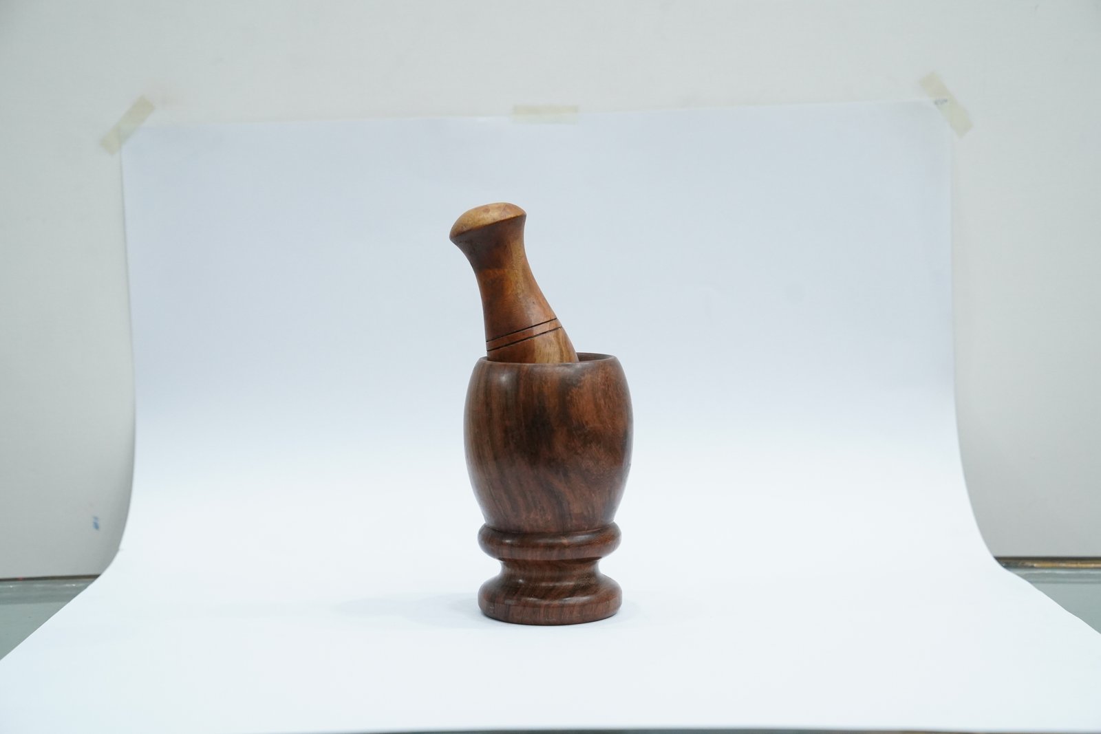 Handcrafted Wooden Mortar and Pestle – Natural Grinding Power - Image 3