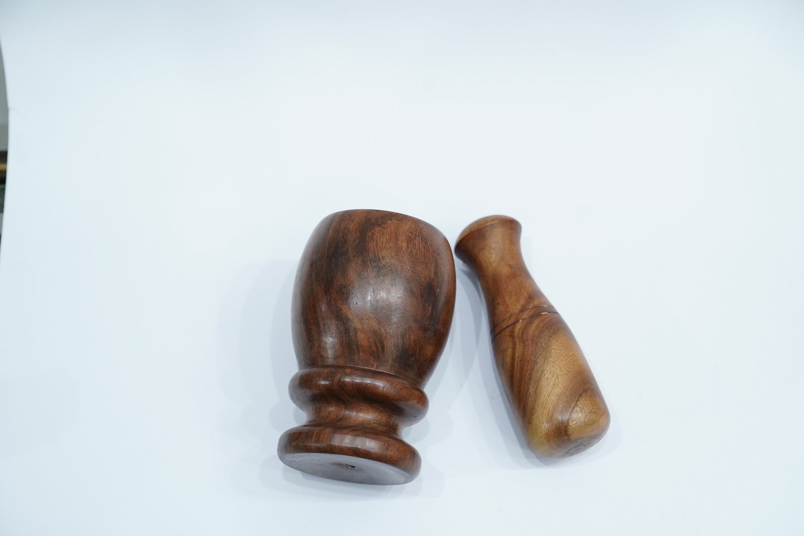 Handcrafted Wooden Mortar and Pestle – Natural Grinding Power - Image 2