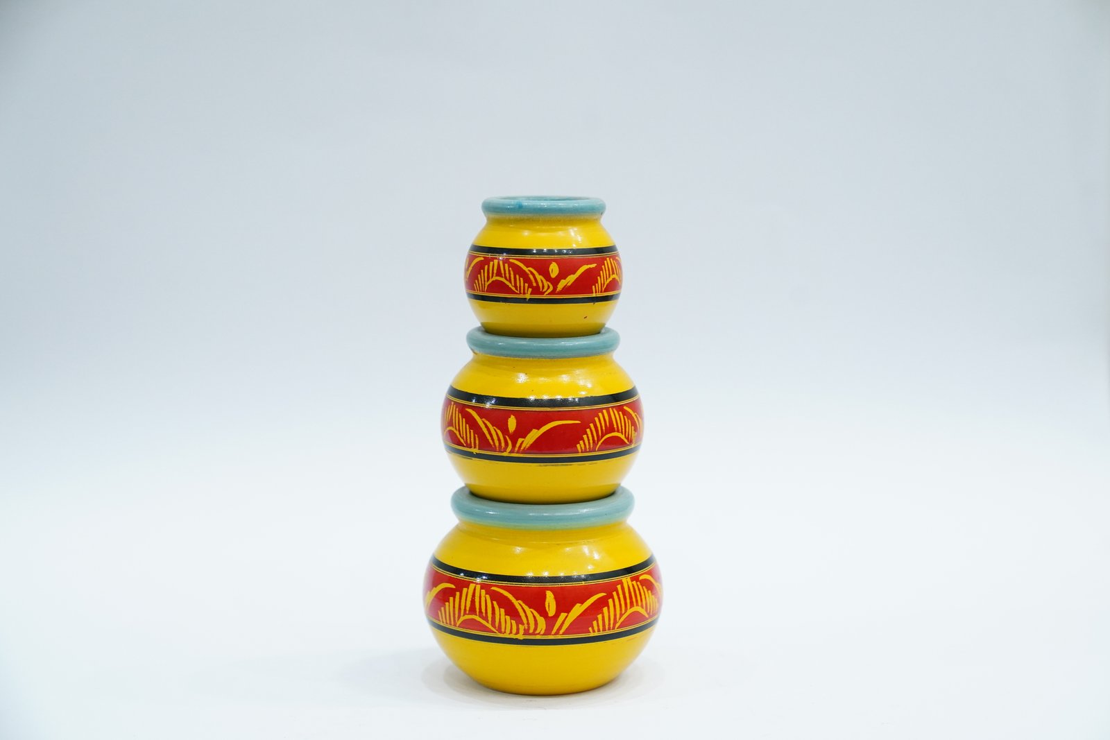 Clay and Wood Decoration Piece – A Blend of Nature and Art - Image 3