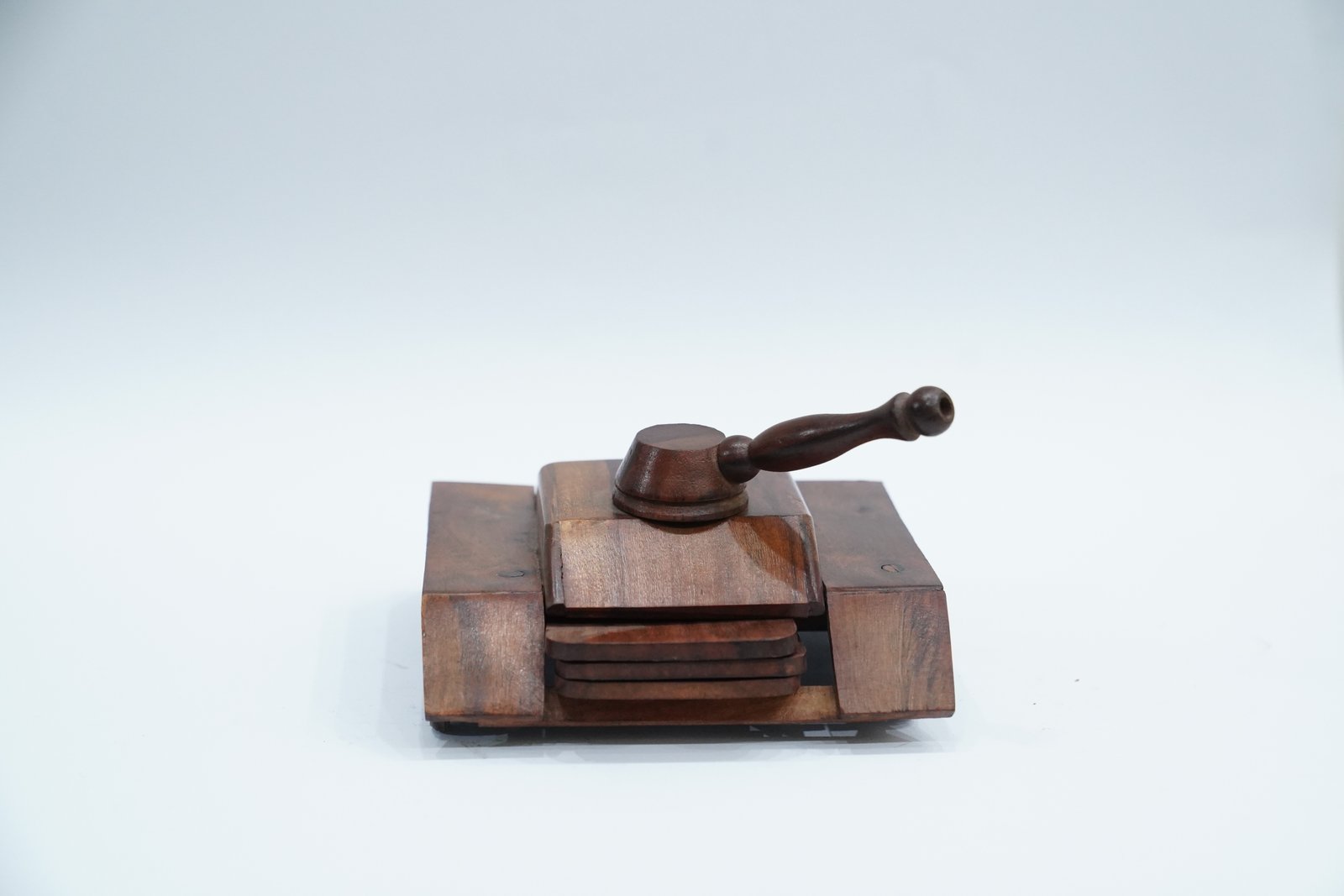 Wooden Stamp Decoration Piece – Vintage Charm for Your Space