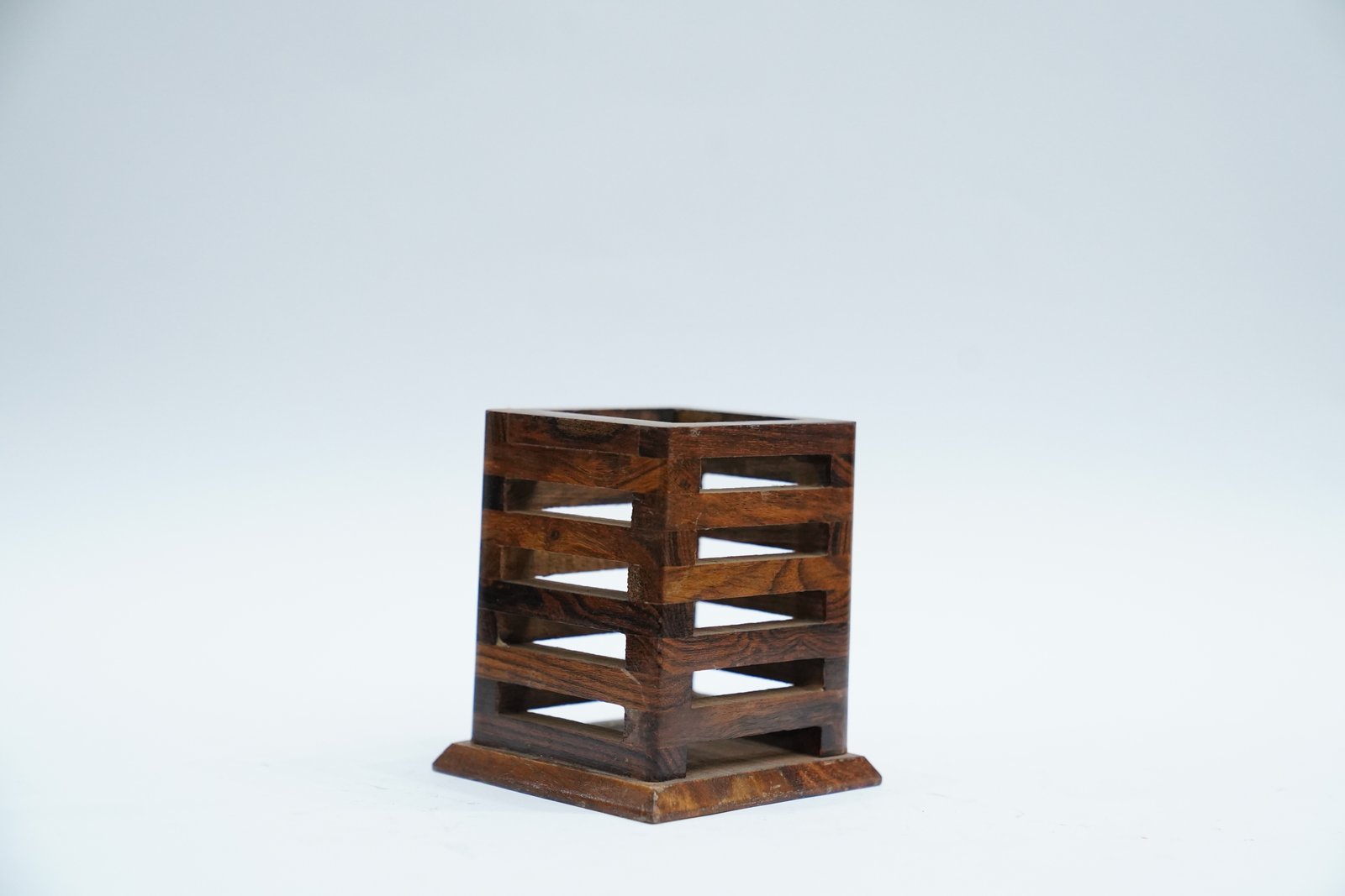 Handcrafted Wooden Pen & Pencil Box - Image 2