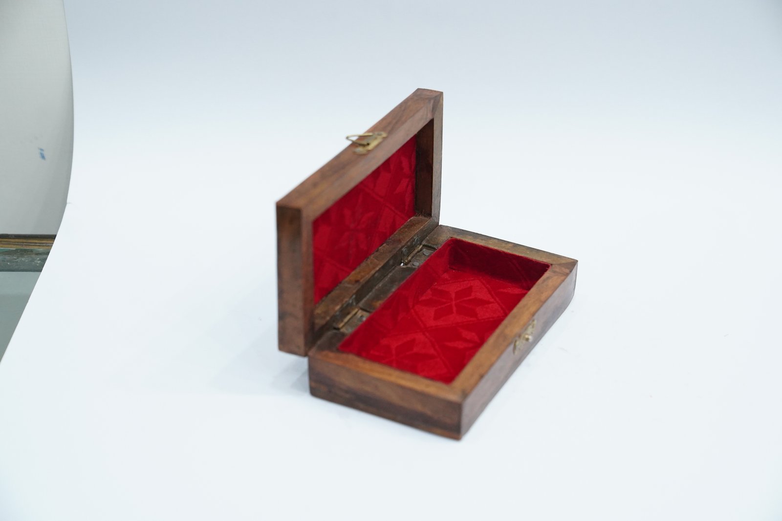Elegant Wooden Jewelry Box with Intricate Design
