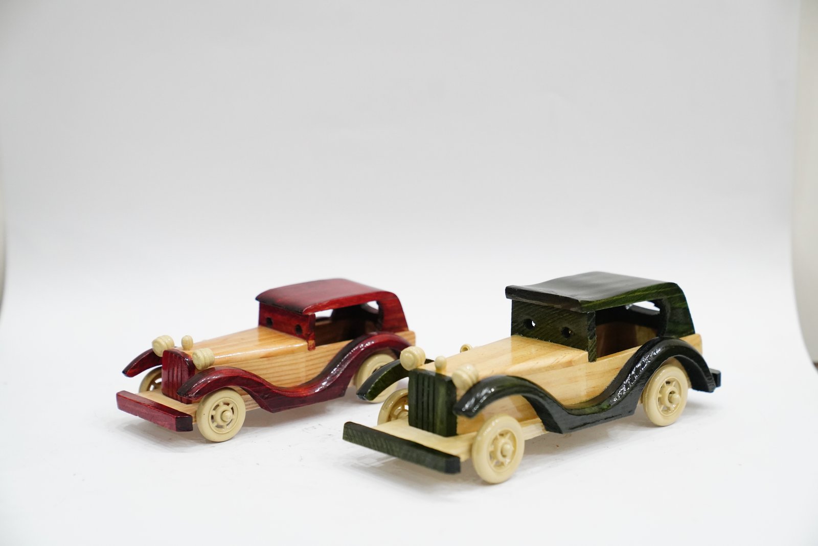 Vintage Wooden Car – Classic Charm for Your Collection